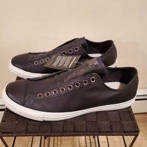 *NWT* Men's Leather Converse Black, SZ 12